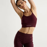 Crossed Top Burgundy