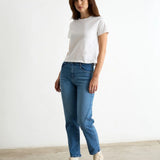 Camiseta Flor Blanca