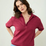 Paola Burgundy Polo