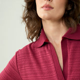 Paola Burgundy Polo