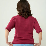 Paola Burgundy Polo