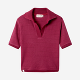 Paola Burgundy Polo