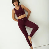 Legging Burdeos