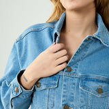 Cazadora Denim Claro