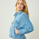 Cazadora Denim Claro
