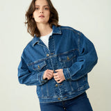 Cazadora Denim Oscuro