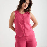 Chaleco Olga Fucsia