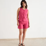 Chaleco Olga Fucsia
