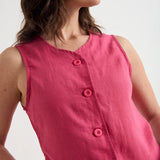 Chaleco Olga Fucsia