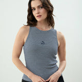 Tank Top Rayas Azules
