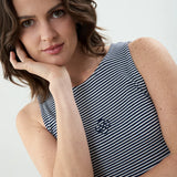 Tank Top Rayas Azules