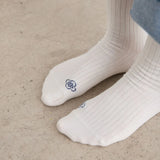 Rippsocken Cremefarben