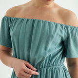 Vestido Isabel Aguamarina