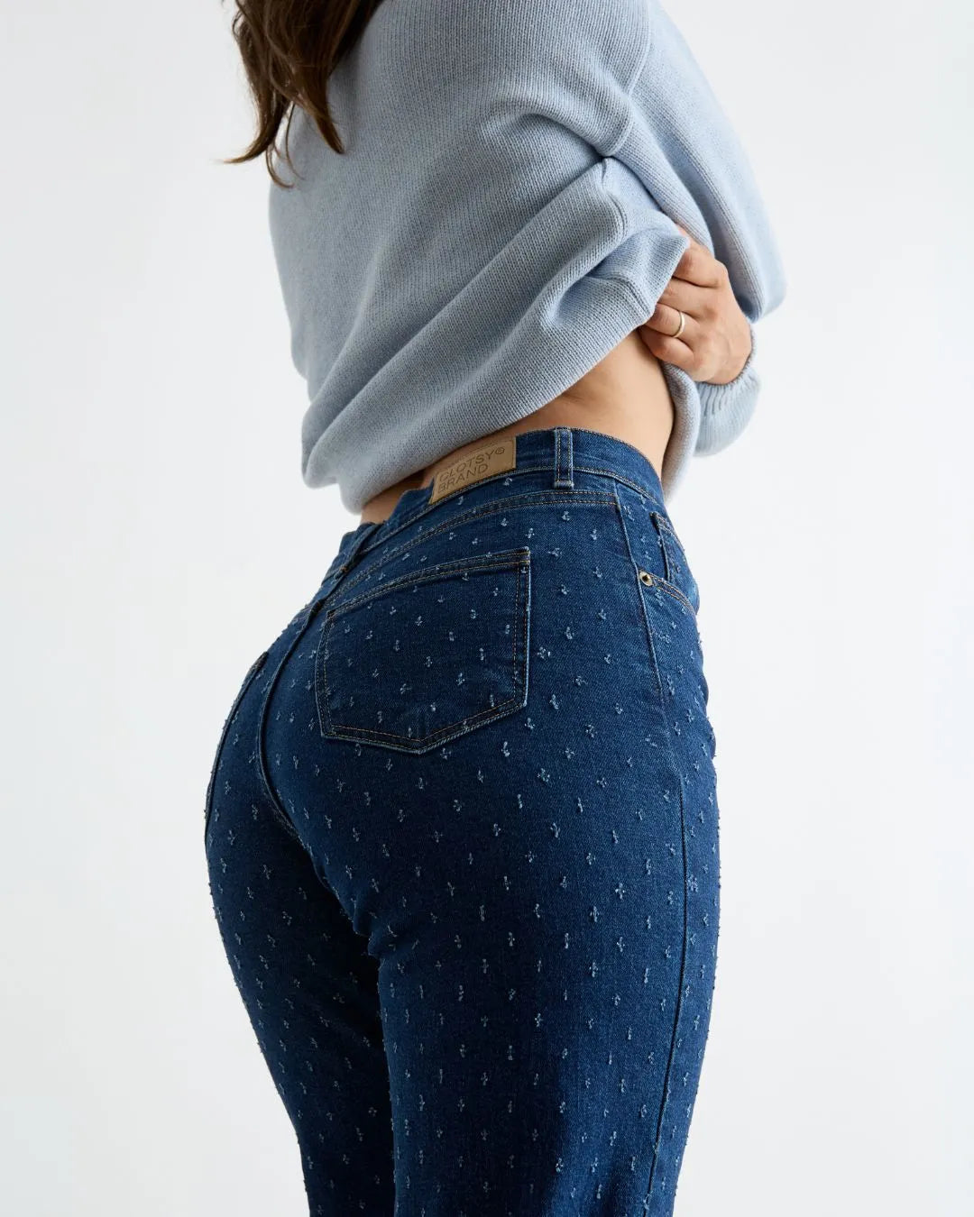 Jeans Nuria Gepunktet