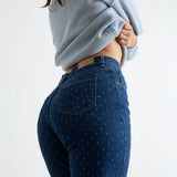 Jeans Nuria Punteado