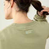 Sudadera Flor Verde