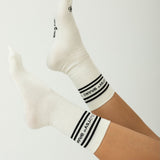 Weiße Sportsocken