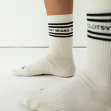 Weiße Sportsocken