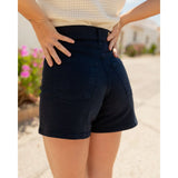Navy Twill Shorts