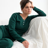 Pijama Largo Oliva