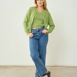 Dària Green Cardigan