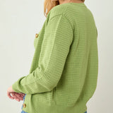 Dària Green Cardigan
